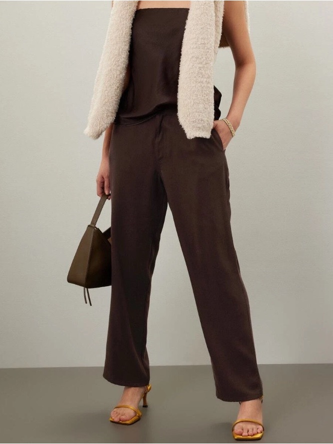 Donni Twill Carpenter Straight Leg Trouser Pants